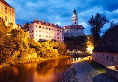 Çek Cumhuriyeti - Kilisesi ve şatosu olan Cesky Krumlov