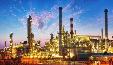 Petrol rafinerisi petrol fabrikası endüstrisi ham depo, benzin tedarik eden kimya fabrikası. Petrol varili ağır sanayi petrol rafinerisi