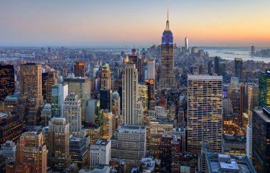 New York şehrinin silueti, ABD