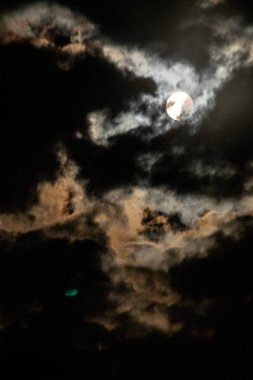 Gece gökyüzü astronomik elementlerle örtüşüyor