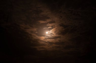 Gece gökyüzü astronomik elementlerle örtüşüyor