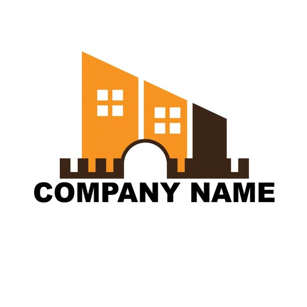 Logo Apartment City Property — 스톡 벡터
