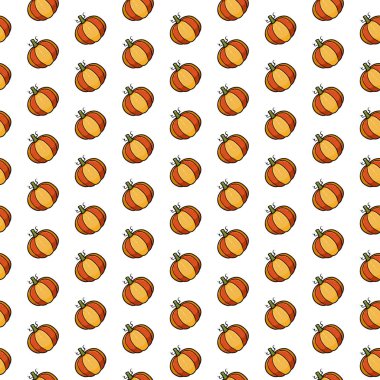 Sarı balkabaklarıyla kusursuz tatil deseni