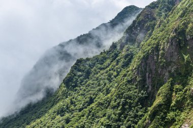 Kumamoto, Japonya 'daki Unzen Dağı' nın güzel doğası