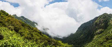 Kumamoto, Japonya 'daki Unzen Dağı' nın güzel doğası