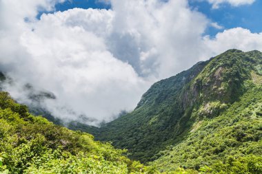 Kumamoto, Japonya 'daki Unzen Dağı' nın güzel doğası