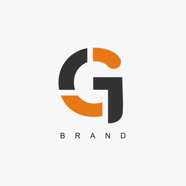 Initial Logo Business Company Brand Product — 스톡 벡터