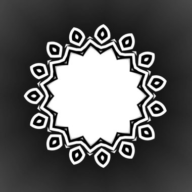 Mandala, element tasarımı için basit çiçek kavramını süsledi