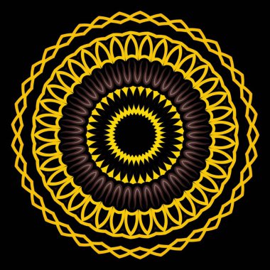 Mandala abstract ornate ornamental concept for element design