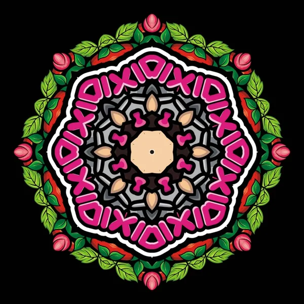Mandala Αφηρημένη Περίτεχνη Διακοσμητική Έννοια Για Σχεδιασμό Στοιχείου — Φωτογραφία Αρχείου