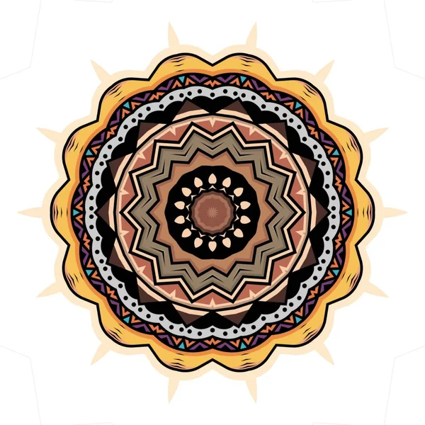 Mandala Abstract Ornate Ornamental Concept Element Design — Stockfoto
