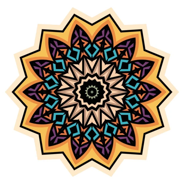 Mandala Absztrakt Díszítő Koncepció Elem Design — Stock Fotó