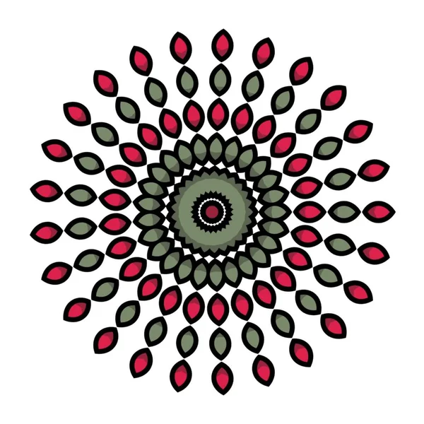 Mandala Conceptul Design Flori Pentru Designul Elementelor — Fotografie, imagine de stoc
