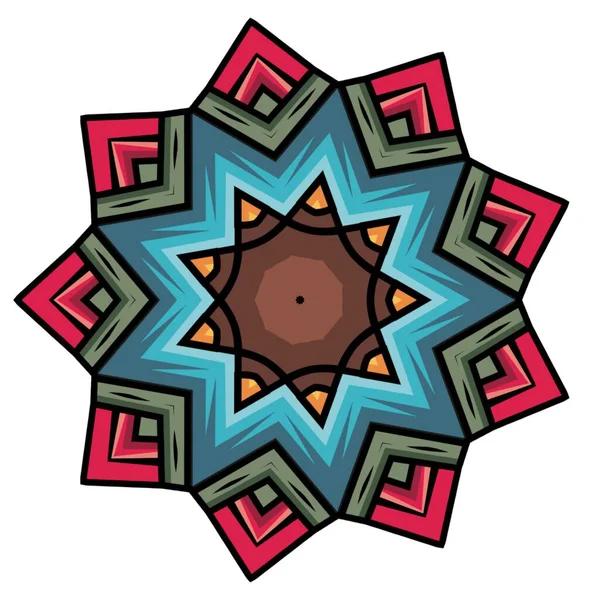 Mandala Conceito Ornamental Ornamentado Abstrato Para Design Elementos — Fotografia de Stock
