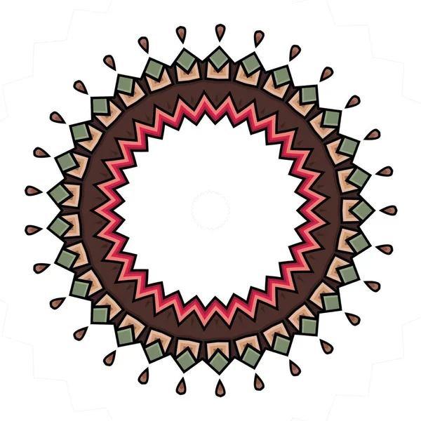 Mandala Abstrakcyjna Ozdobna Koncepcja Dekoracyjna Projektowania Elementów — Zdjęcie stockowe