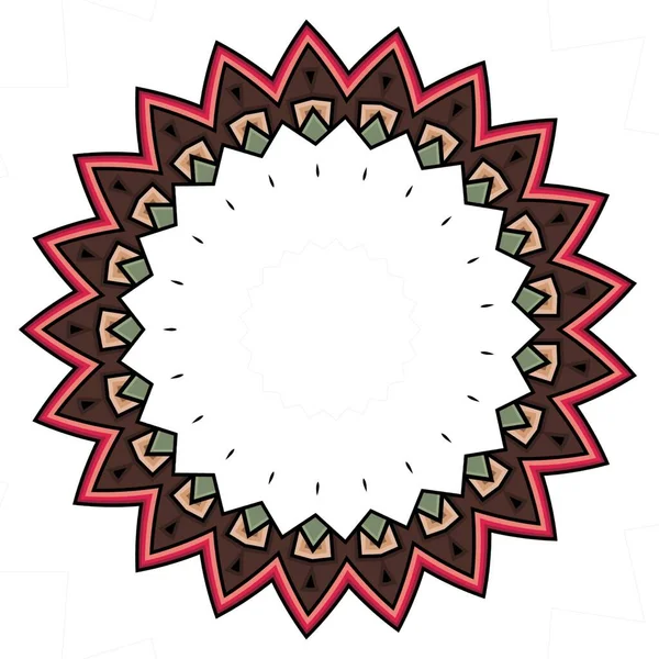 Mandalablüte Kunstvolles Gestaltungskonzept Für Elementdesign — Stockfoto