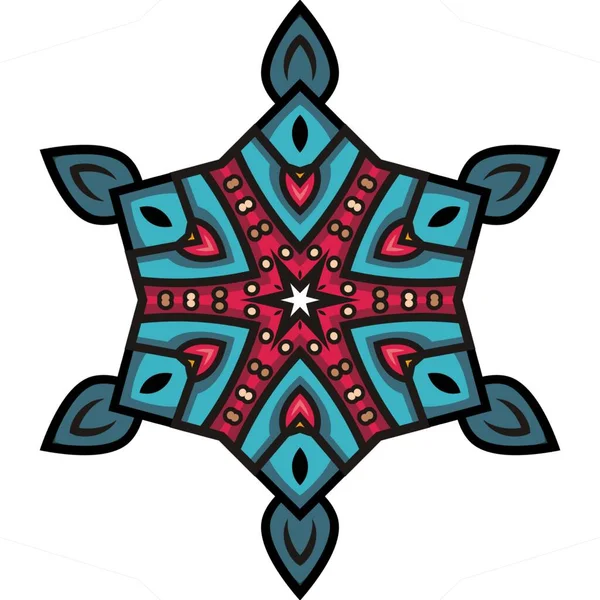 Mandala Conceito Ornamental Ornamentado Abstrato Para Design Elementos — Fotografia de Stock
