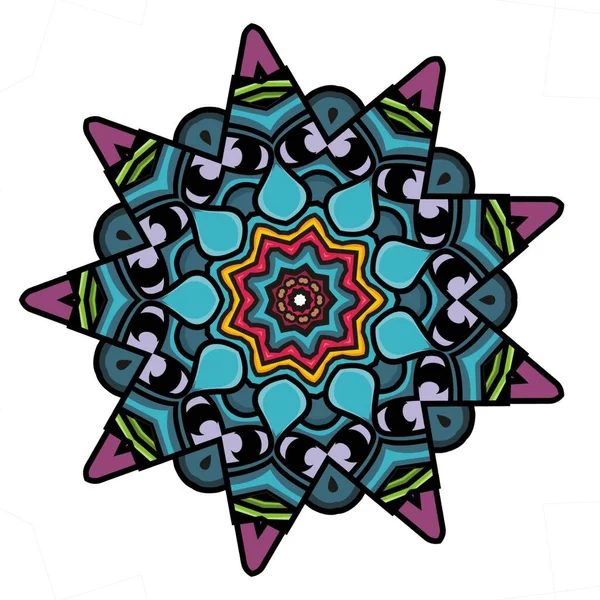 Padrão Mandala Abstrato Ornamentado Conceito Ornamental Para Design Elementos — Fotografia de Stock
