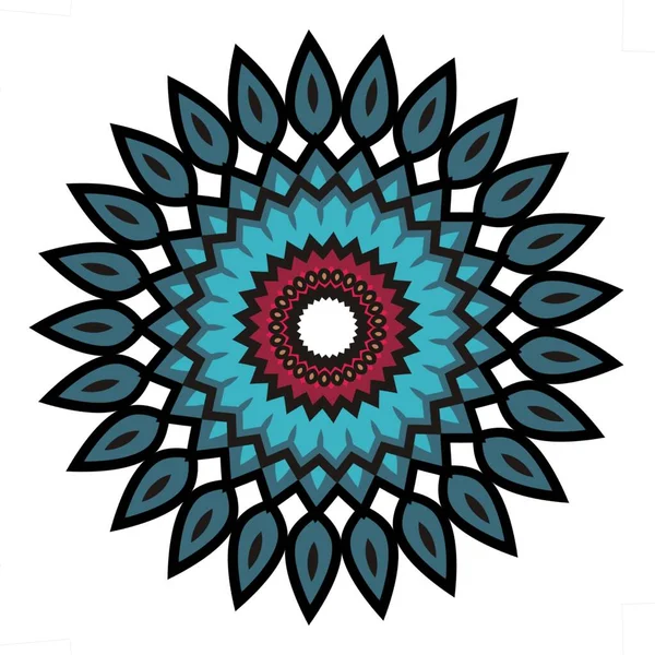 Mandala Flower Design Element Design — стокове фото