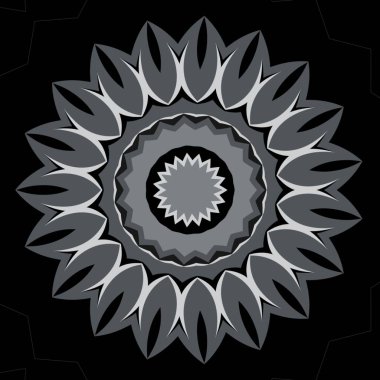 Element tasarımı için mandala dekoratif tasarım kavramı