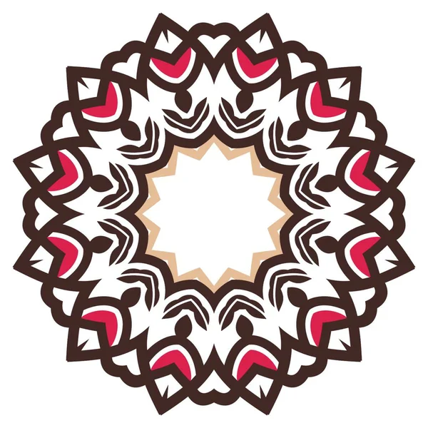 Conceito Design Ornamental Mandala Para Projeto Elementos — Fotografia de Stock