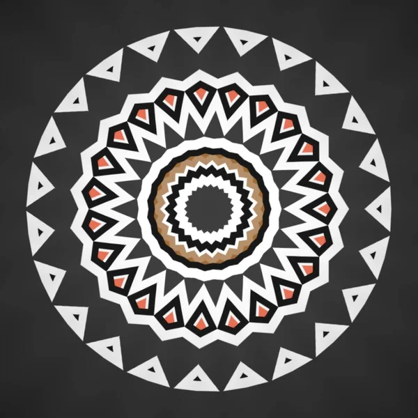 Mandala Ornament Ethnic Decoration Colorful Design Element Textile Fabric Frame — Stock Photo, Image