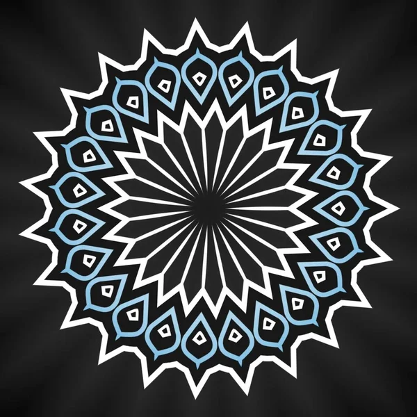 Conceito Design Ornamental Mandala Para Projeto Elementos — Fotografia de Stock
