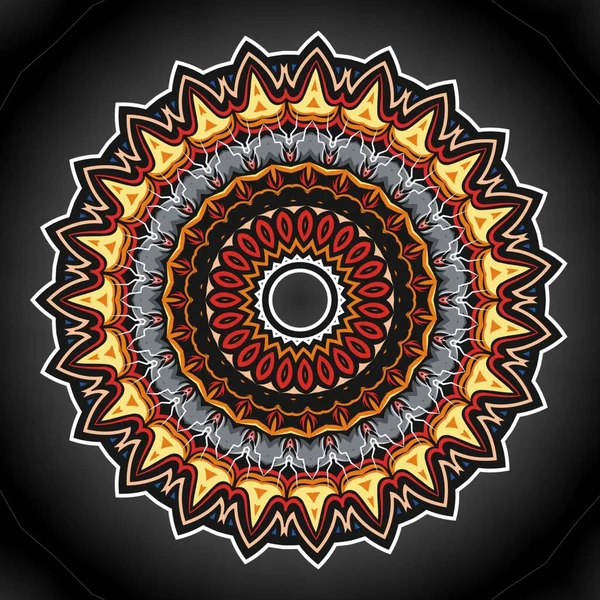 Mandala Περίτεχνη Έννοια Σχεδιασμού Για Σχεδιασμό Στοιχείο — Φωτογραφία Αρχείου