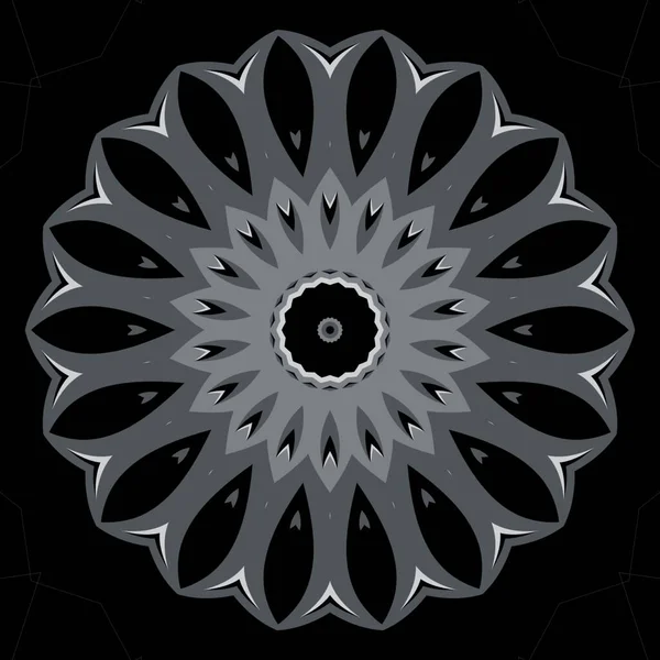 Mandala Concepto Diseño Flores Para Diseño Elementos — Foto de Stock