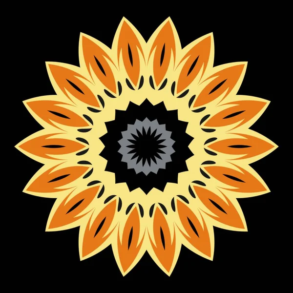 Mandala Flower Design Concept Element Design — Stock Photo, Image