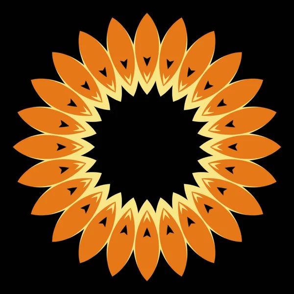 Mandala Concepto Diseño Flores Para Diseño Elementos —  Fotos de Stock
