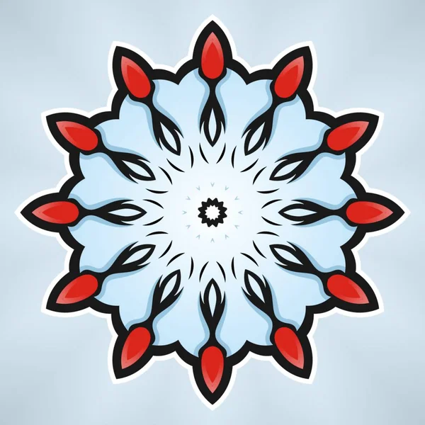Element Tasarımı Için Mandala Süslemesi — Stok fotoğraf