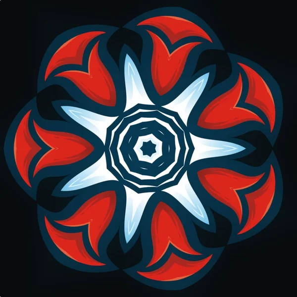 Mandala Decoração Ornamento Elemento Design Para Têxteis Tecido Moldura Borda — Fotografia de Stock