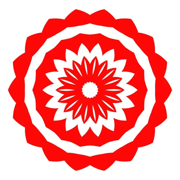 Mandala Decoração Ornamental Simples Para Design Elementos — Fotografia de Stock