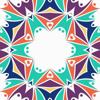 Mandala element tasarımı için basit bir dekorasyon