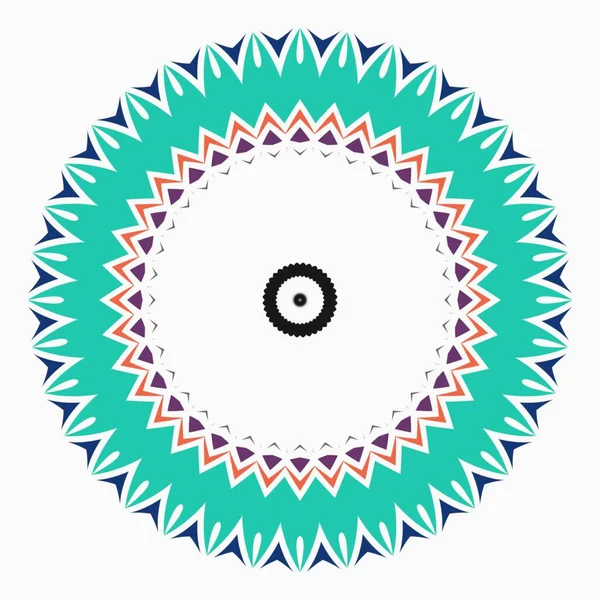 Mandala Decoração Simples Para Design Elementos — Fotografia de Stock