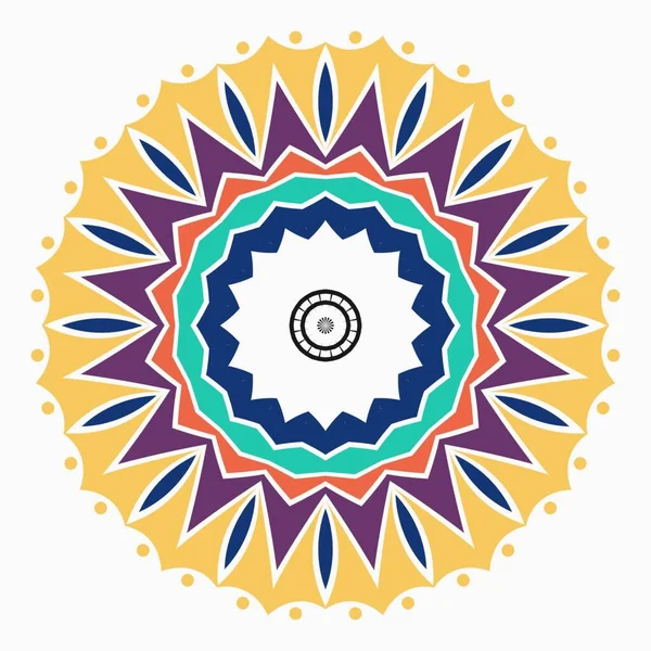 Mandala Decoração Simples Para Design Elementos — Fotografia de Stock