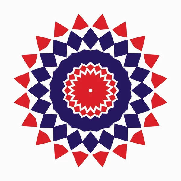 Mandala Flor Decoração Simples Para Design Elementos — Fotografia de Stock