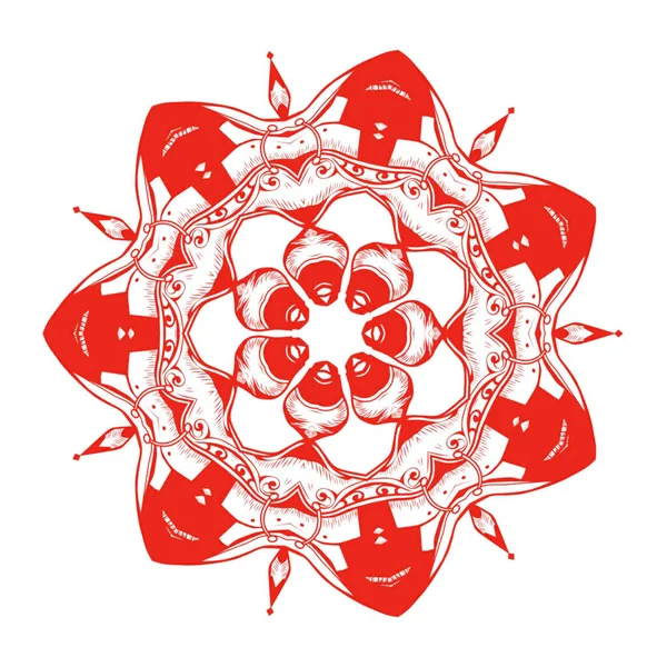 Mandala Decorare Ornament Design Element Design Pentru Textile Țesături Cadru — Fotografie, imagine de stoc