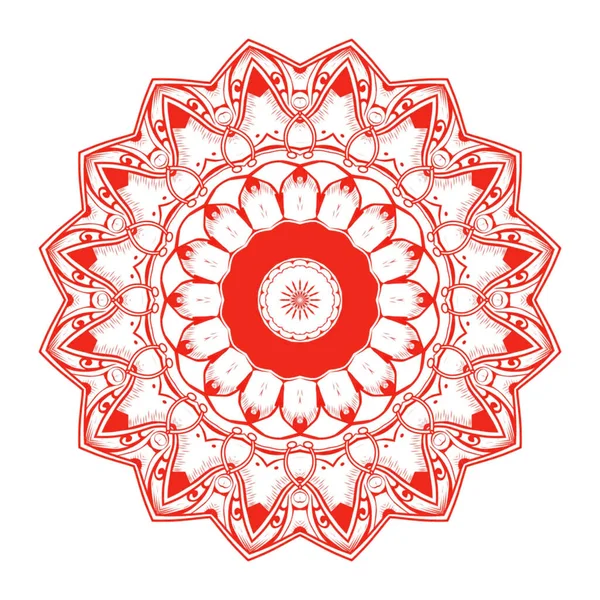 Mandala Flor Decoração Ornamentada Elemento Design Para Têxteis Tecido Moldura — Fotografia de Stock