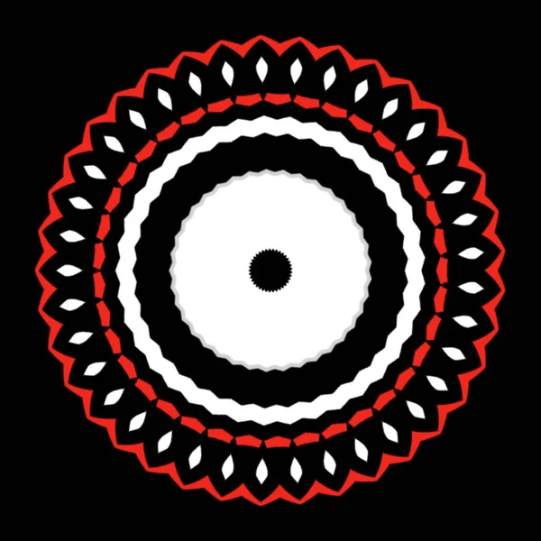 Mandala Blomma Enkelt Koncept För Elementdesign — Stockfoto