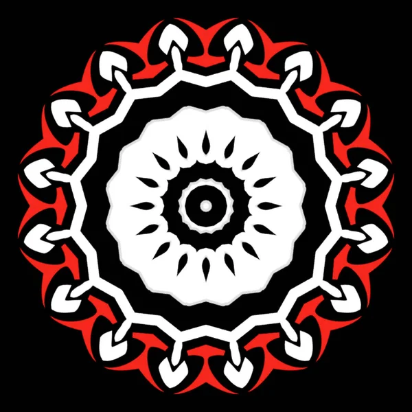 Mandala Einfaches Ornamentales Konzept Für Elementdesign — Stockfoto