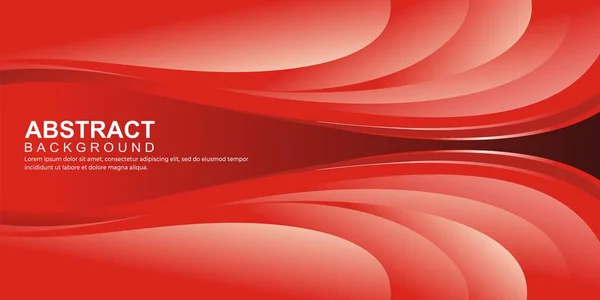 Vector Diseño Abstracto Rojo Ondulado Para Fondo — Vector de stock