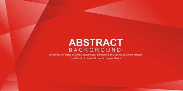 Simple Vecteur Abstrait Rouge Conception Backgrond — Image vectorielle