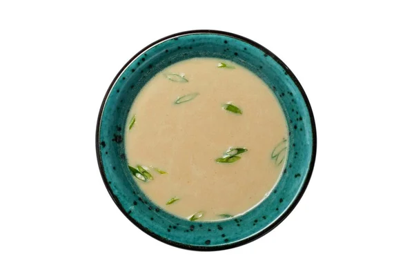 Азиатский Суп Морепродуктами Тарелке — стоковое фото