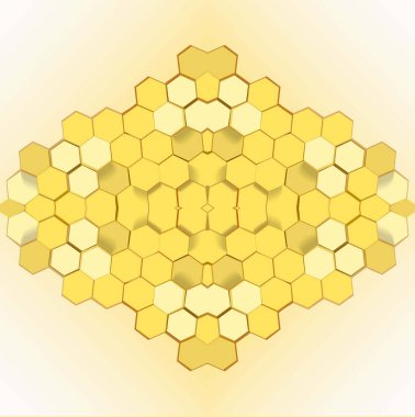 Sarı bal petekleri olan bir arkaplan