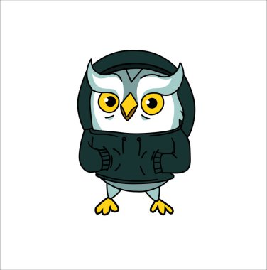    Şık takım elbiseli bir baykuş