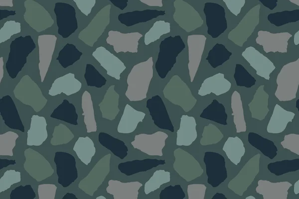 Vektorový Teracový Obrazec Horizontální Pozadí Abstraktní Italské Podlahové Kameny Betonové — Stockový vektor