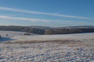 Karlı kış manzarası