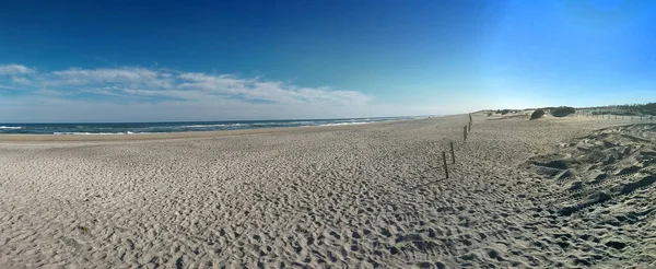 無限に伸びる砂浜のマイル アサテーグ アメリカ — ストック写真